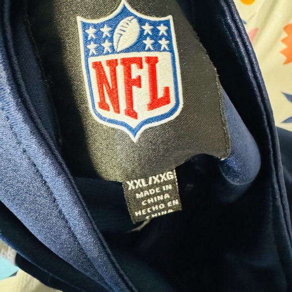 Seattle Seahawks NFL Brand Blue Full Zip Gray Track Jacket XXLarge - Picture 3 of 3